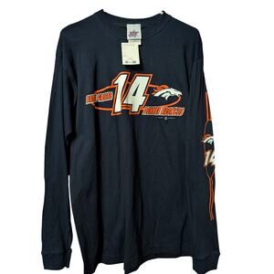 Vintage Denver Broncos Brian Griese 14 Size Large Long Sleeve Shirt New With Tag
